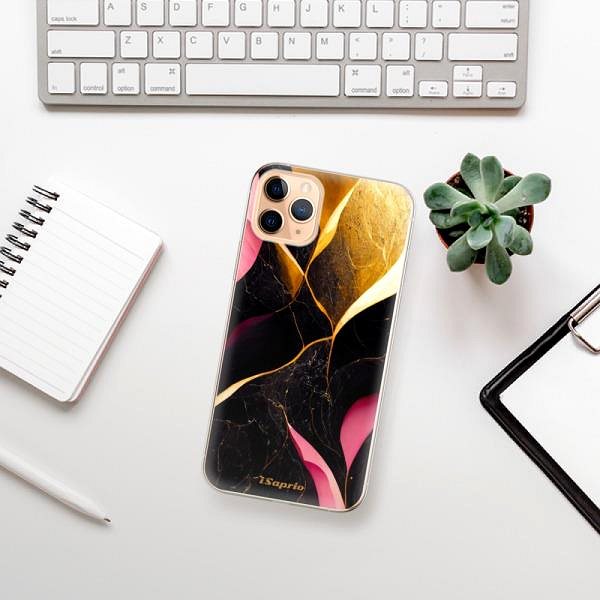 Kryt na mobil iSaprio Gold Pink Marble pre iPhone 11 Pro Max ...