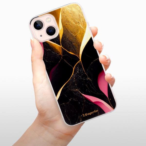 Kryt na mobil iSaprio Gold Pink Marble na iPhone 13 ...