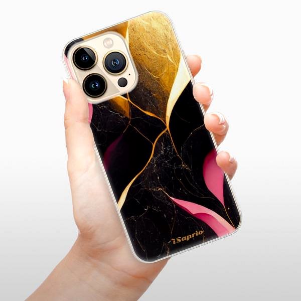 Kryt na mobil iSaprio Gold Pink Marble na iPhone 13 Pro Max ...