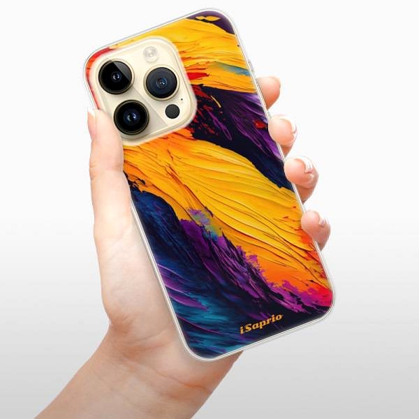 Kryt na mobil iSaprio Orange Paint na iPhone 14 Pro ...