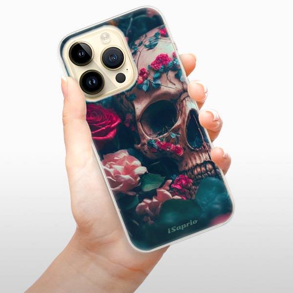 Kryt na mobil iSaprio Skull in Roses pre iPhone 14 Pro ...