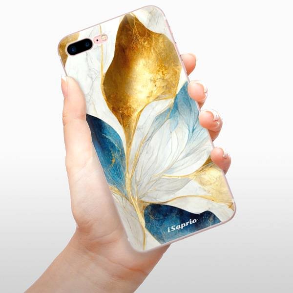 Kryt na mobil iSaprio Blue Leaves pre iPhone 7 Plus/8 Plus ...