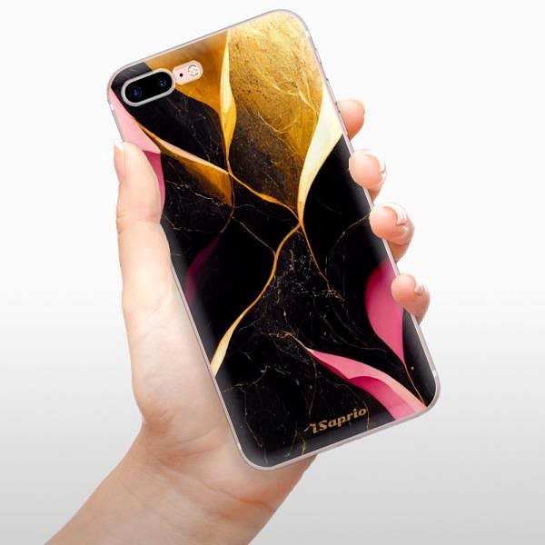 Kryt na mobil iSaprio Gold Pink Marble pre iPhone 7 Plus/8 Plus ...