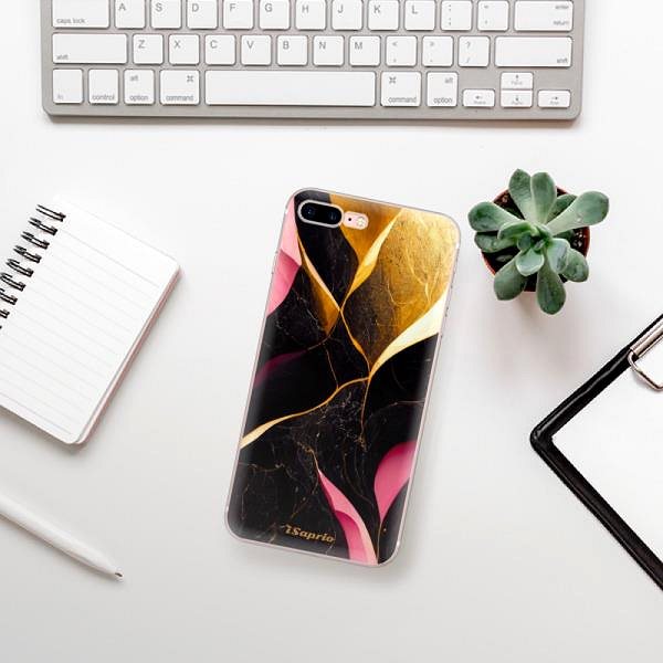 Kryt na mobil iSaprio Gold Pink Marble pre iPhone 7 Plus/8 Plus ...