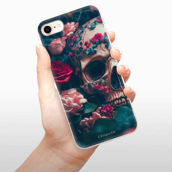 Kryt na mobil iSaprio Skull in Roses na iPhone 8 ...