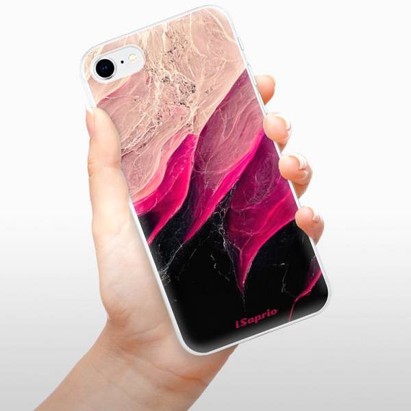 Kryt na mobil iSaprio Black and Pink na iPhone SE 2020 ...