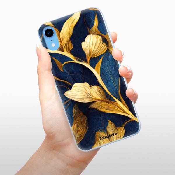 Kryt na mobil iSaprio Gold Leaves na iPhone Xr ...