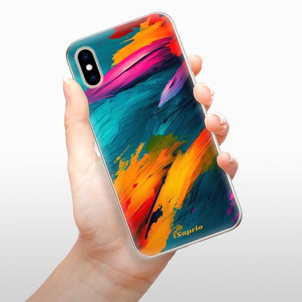 Kryt na mobil iSaprio Blue Paint na iPhone XS ...