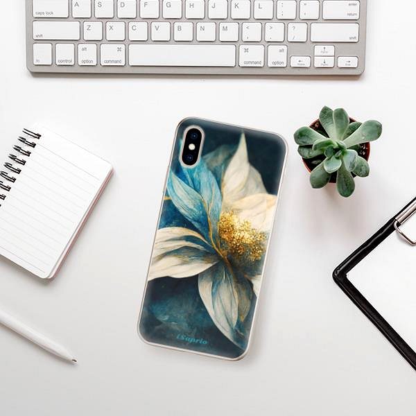 Kryt na mobil iSaprio Blue Petals pre iPhone XS ...