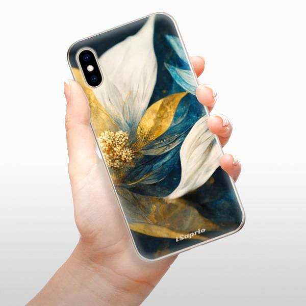 Kryt na mobil iSaprio Gold Petals na iPhone XS ...