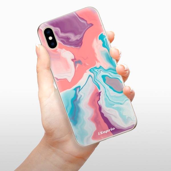 Kryt na mobil iSaprio New Liquid na iPhone XS ...
