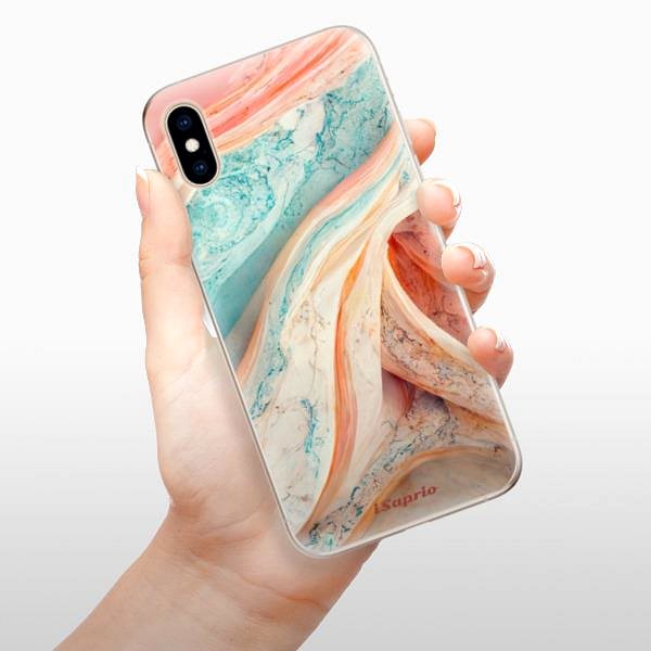 Kryt na mobil iSaprio Orange and Blue pre iPhone XS ...