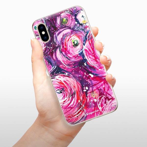Kryt na mobil iSaprio Pink Bouquet na iPhone XS ...