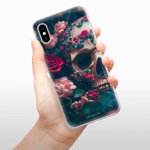 Kryt na mobil iSaprio Skull in Roses pre iPhone XS ...