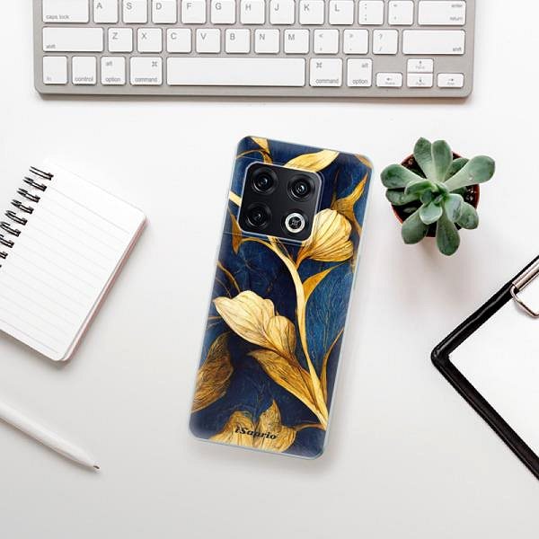 Kryt na mobil iSaprio Gold Leaves pro OnePlus 10 Pro ...