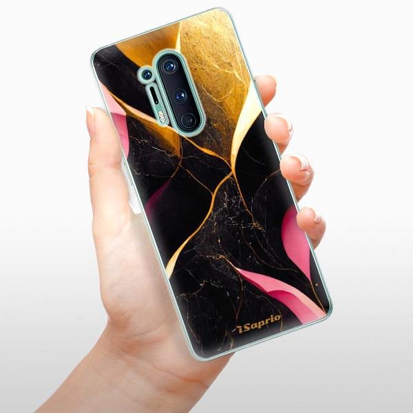 Kryt na mobil iSaprio Gold Pink Marble pre OnePlus 8 Pro ...