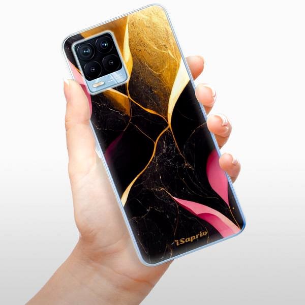 Kryt na mobil iSaprio Gold Pink Marble pre Realme 8/8 Pro ...