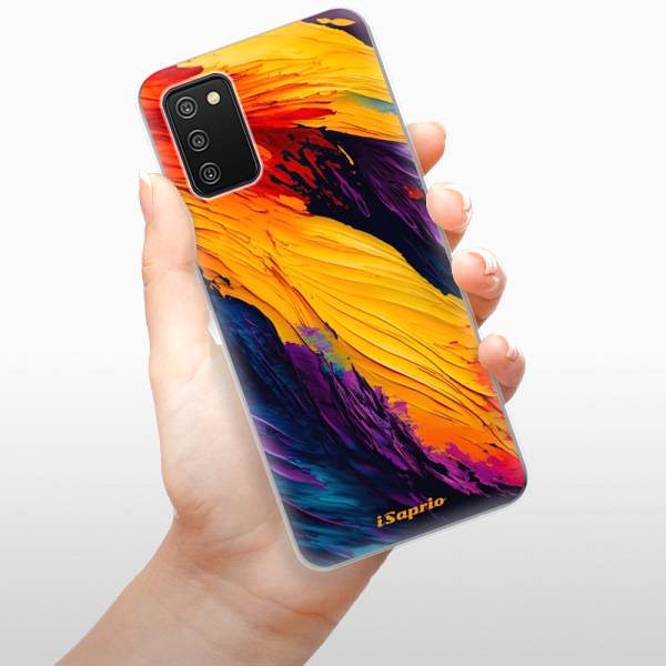 Kryt na mobil iSaprio Orange Paint na Samsung Galaxy A03s ...