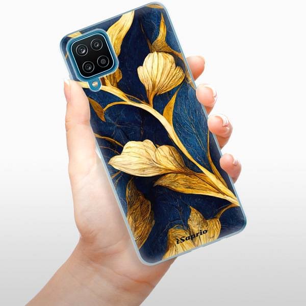 Kryt na mobil iSaprio Gold Leaves pre Samsung Galaxy A12 ...