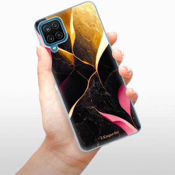 Kryt na mobil iSaprio Gold Pink Marble na Samsung Galaxy A12 ...
