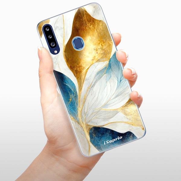 Kryt na mobil iSaprio Blue Leaves pre Samsung Galaxy A20s ...