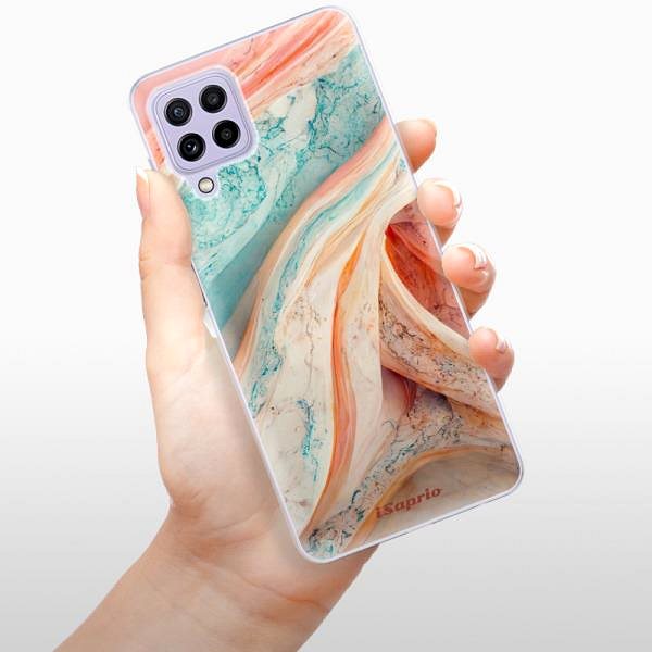 Kryt na mobil iSaprio Orange and Blue pro Samsung Galaxy A22 ...