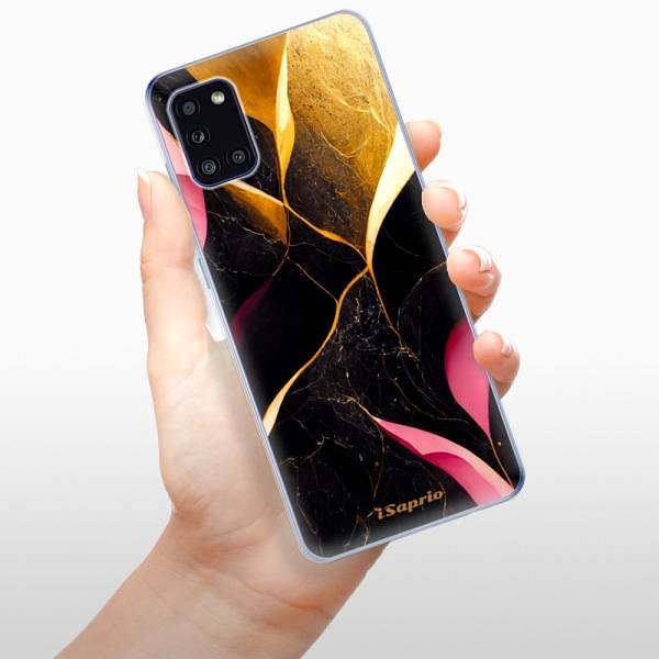 Kryt na mobil iSaprio Gold Pink Marble pre Samsung Galaxy A31 ...