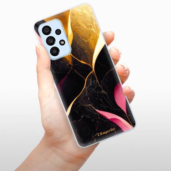 Kryt na mobil iSaprio Gold Pink Marble pre Samsung Galaxy A33 5G ...