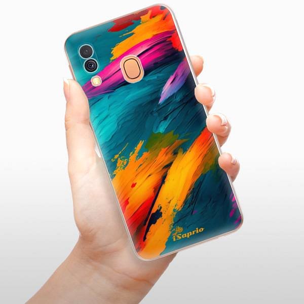 Kryt na mobil iSaprio Blue Paint pre Samsung Galaxy A40 ...