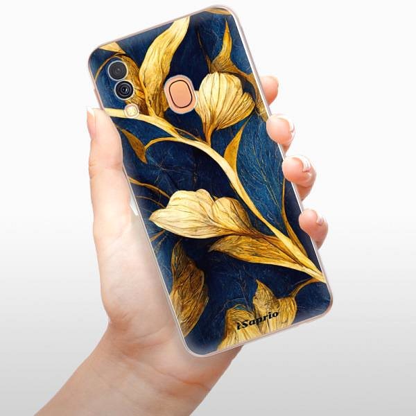 Kryt na mobil iSaprio Gold Leaves pre Samsung Galaxy A40 ...