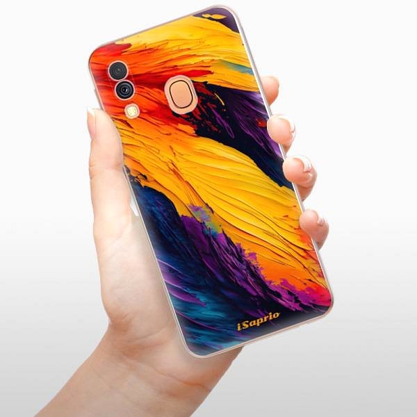 Kryt na mobil iSaprio Orange Paint pre Samsung Galaxy A40 ...