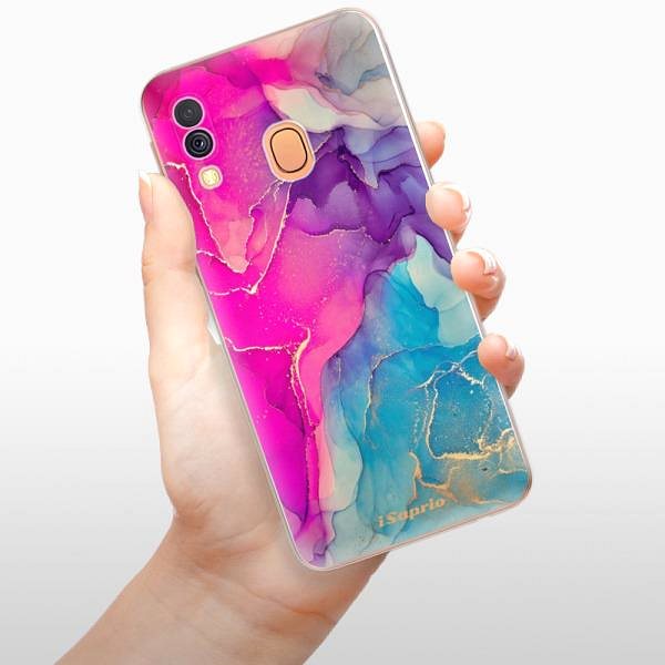 Kryt na mobil iSaprio Purple Ink pre Samsung Galaxy A40 ...
