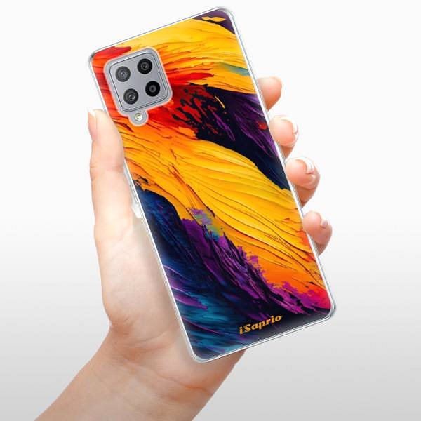 Kryt na mobil iSaprio Orange Paint pro Samsung Galaxy A42 ...
