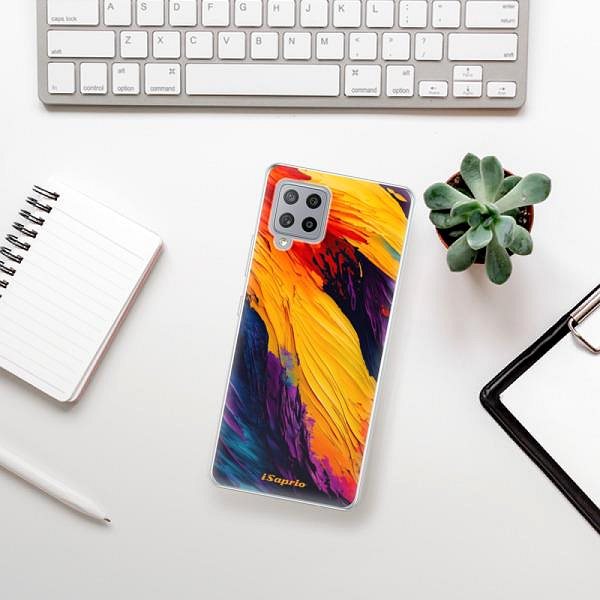 Kryt na mobil iSaprio Orange Paint pro Samsung Galaxy A42 ...