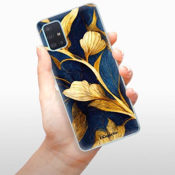 Kryt na mobil iSaprio Gold Leaves pre Samsung Galaxy A51 ...