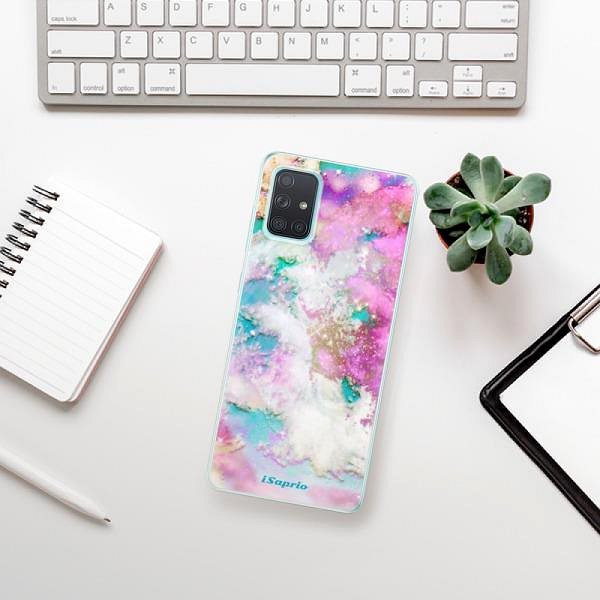 Kryt na mobil iSaprio Galactic Paper pro Samsung Galaxy A71 ...