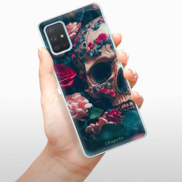 Kryt na mobil iSaprio Skull in Roses pre Samsung Galaxy A71 ...