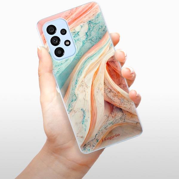 Kryt na mobil iSaprio Orange and Blue pro Samsung Galaxy A73 5G ...