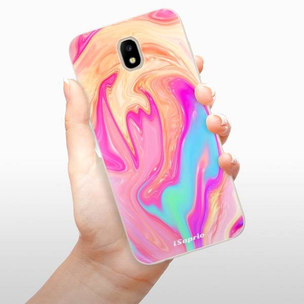 Kryt na mobil iSaprio Orange Liquid pro Samsung Galaxy J5 (2017) ...