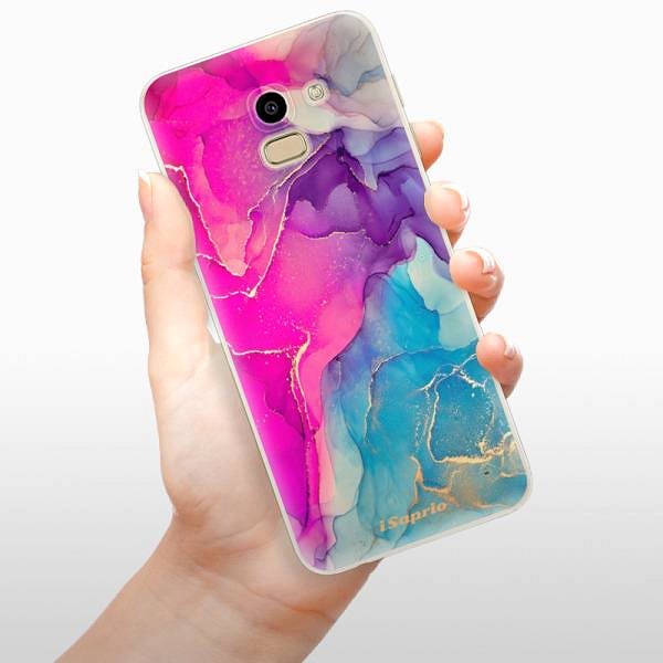Kryt na mobil iSaprio Purple Ink na Samsung Galaxy J6 ...