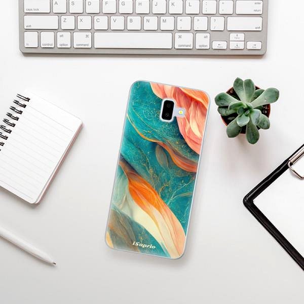 Kryt na mobil iSaprio Abstract Marble pre Samsung Galaxy J6+ ...