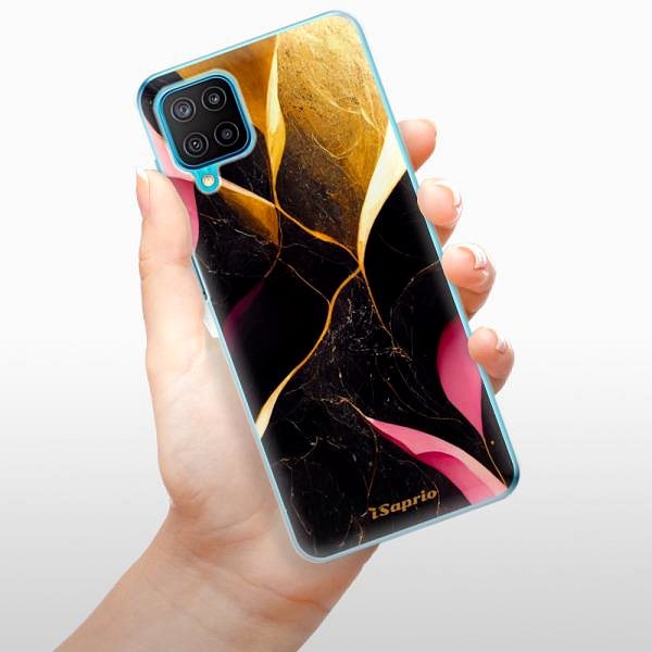 Kryt na mobil iSaprio Gold Pink Marble na Samsung Galaxy M12 ...