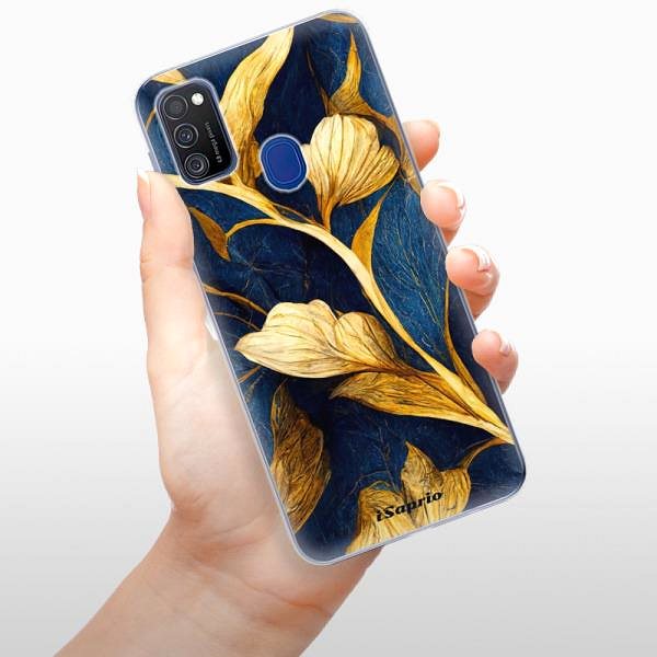 Kryt na mobil iSaprio Gold Leaves pre Samsung Galaxy M21 ...
