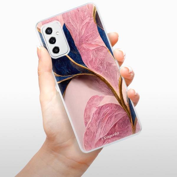Kryt na mobil iSaprio Pink Blue Leaves pre Samsung Galaxy M52 5G ...