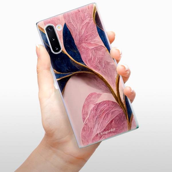 Kryt na mobil iSaprio Pink Blue Leaves pre Samsung Galaxy Note 10 ...