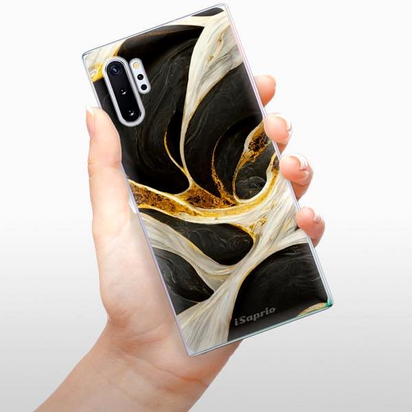 Kryt na mobil iSaprio Black and Gold na Samsung Galaxy Note 10+ ...