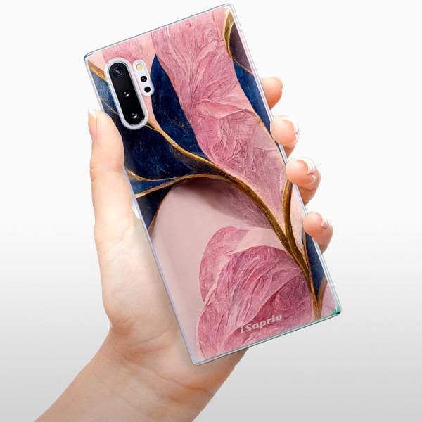 Kryt na mobil iSaprio Pink Blue Leaves pre Samsung Galaxy Note 10+ ...