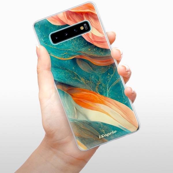 Kryt na mobil iSaprio Abstract Marble pre Samsung Galaxy S10 ...