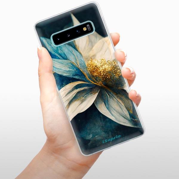 Kryt na mobil iSaprio Blue Petals pre Samsung Galaxy S10 ...