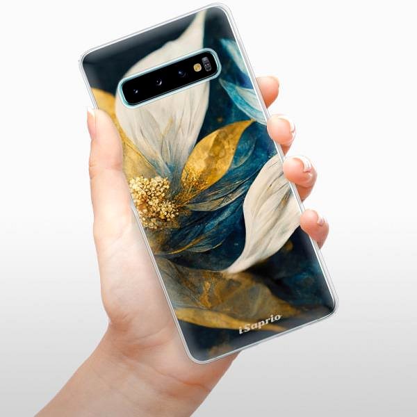 Kryt na mobil iSaprio Gold Petals na Samsung Galaxy S10 ...